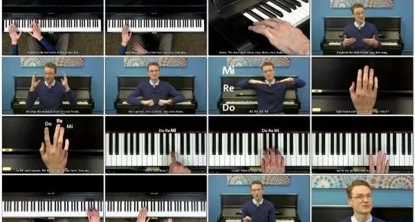 钢琴英文启蒙视频课 