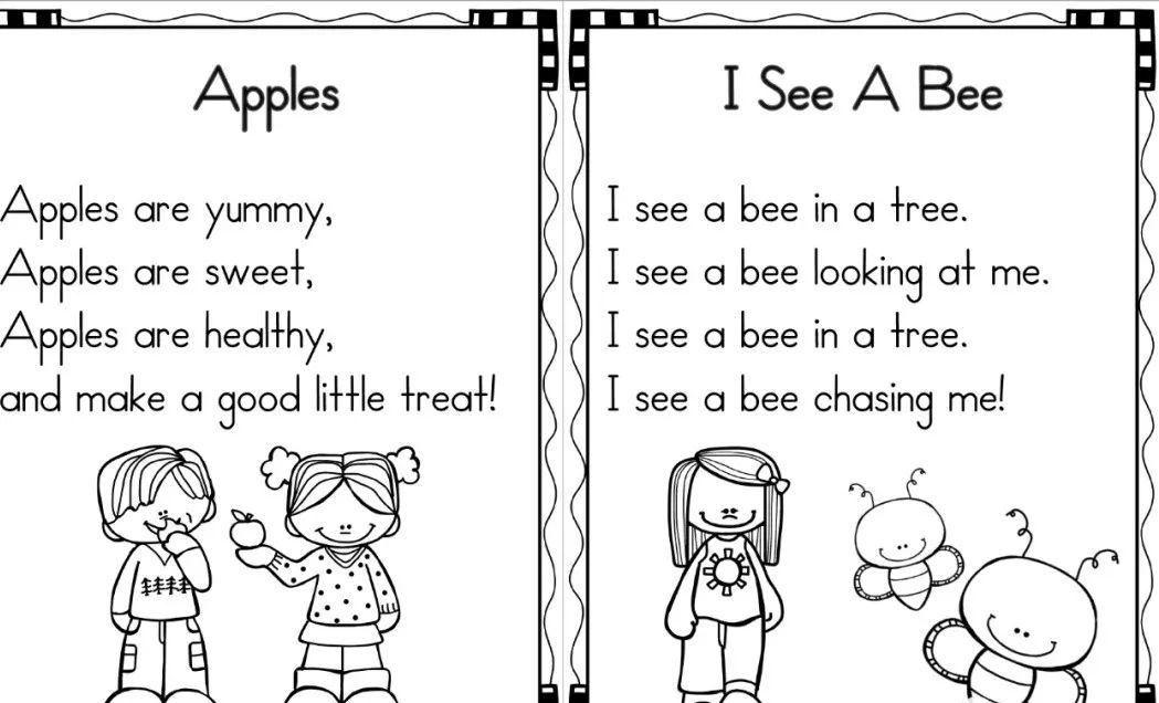 Sight Word Poems for Shared Reading