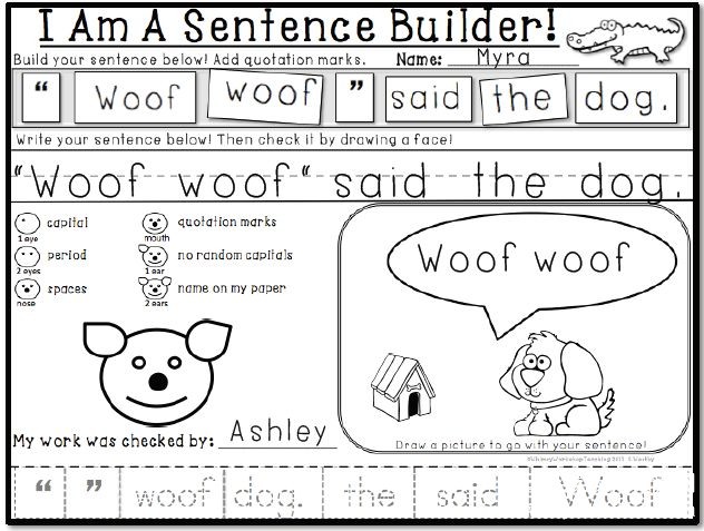 Sentence Building Kit