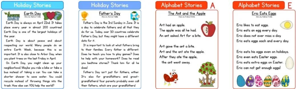 Reading Comprehension Stories