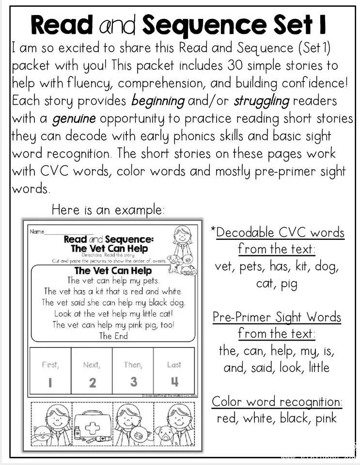 CVC words及Pre-primer高频词