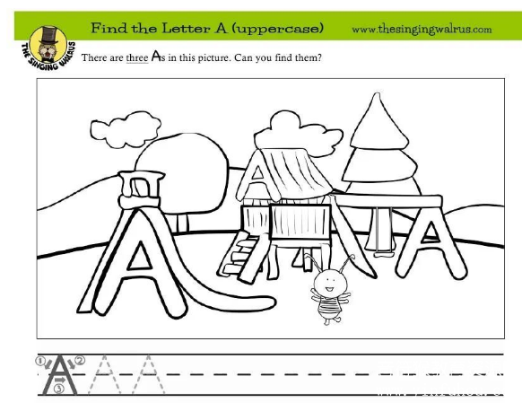 找字母游戏 Find the letter