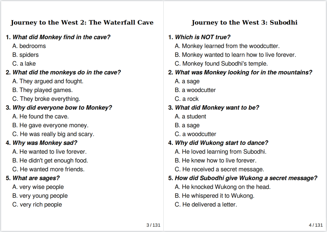 journey to the westQuiz