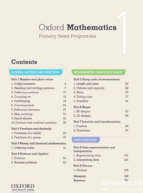 牛津数学oxford PYP maths