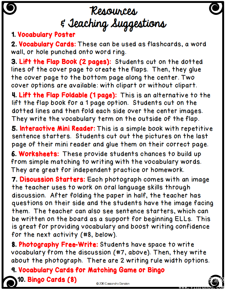 Family Vocabulary学习建议
