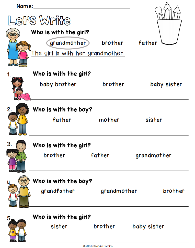 Family Vocabulary练习题