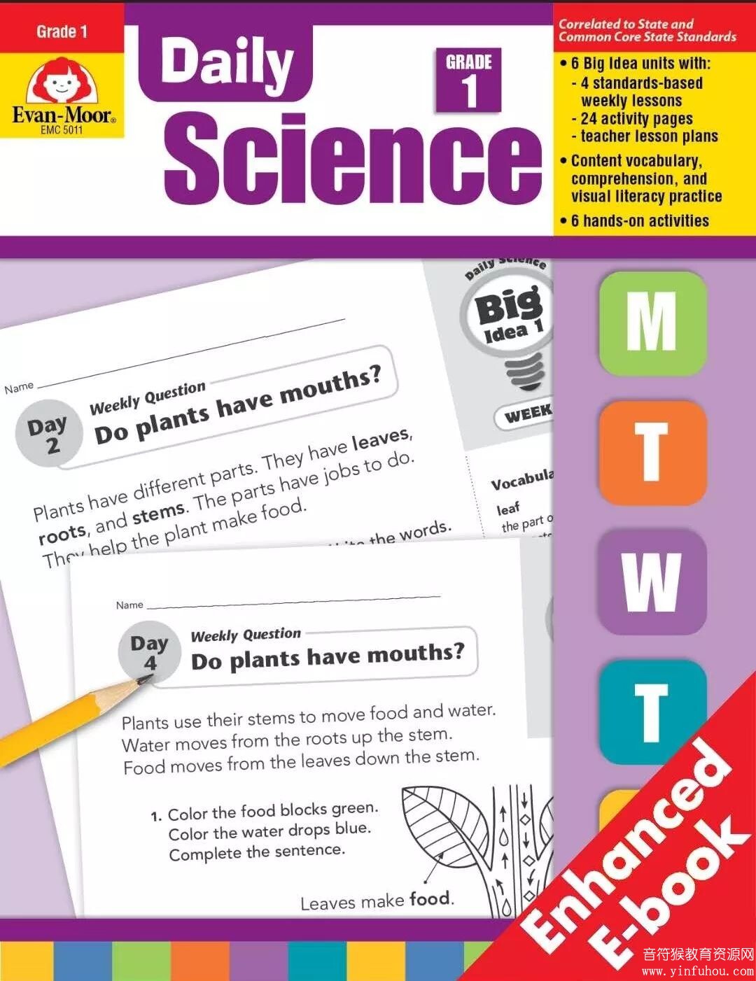 Daily Science 电子版练习册 科学知识1-6年级 可下载打印