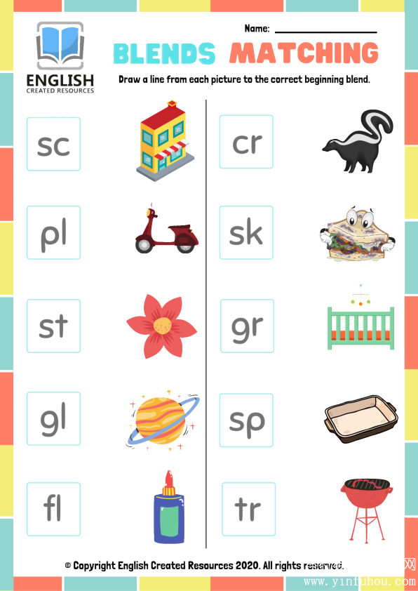 辅音字母组合练习材料 训练拼读能力积累词汇 可下载打印