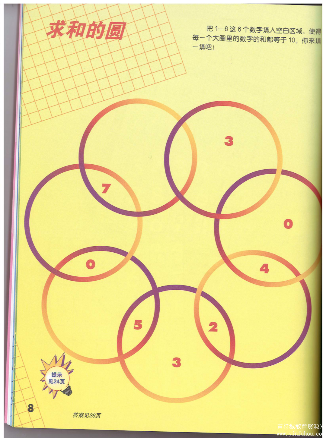 美国经典儿童数学游戏全套6册 电子版可下载打印