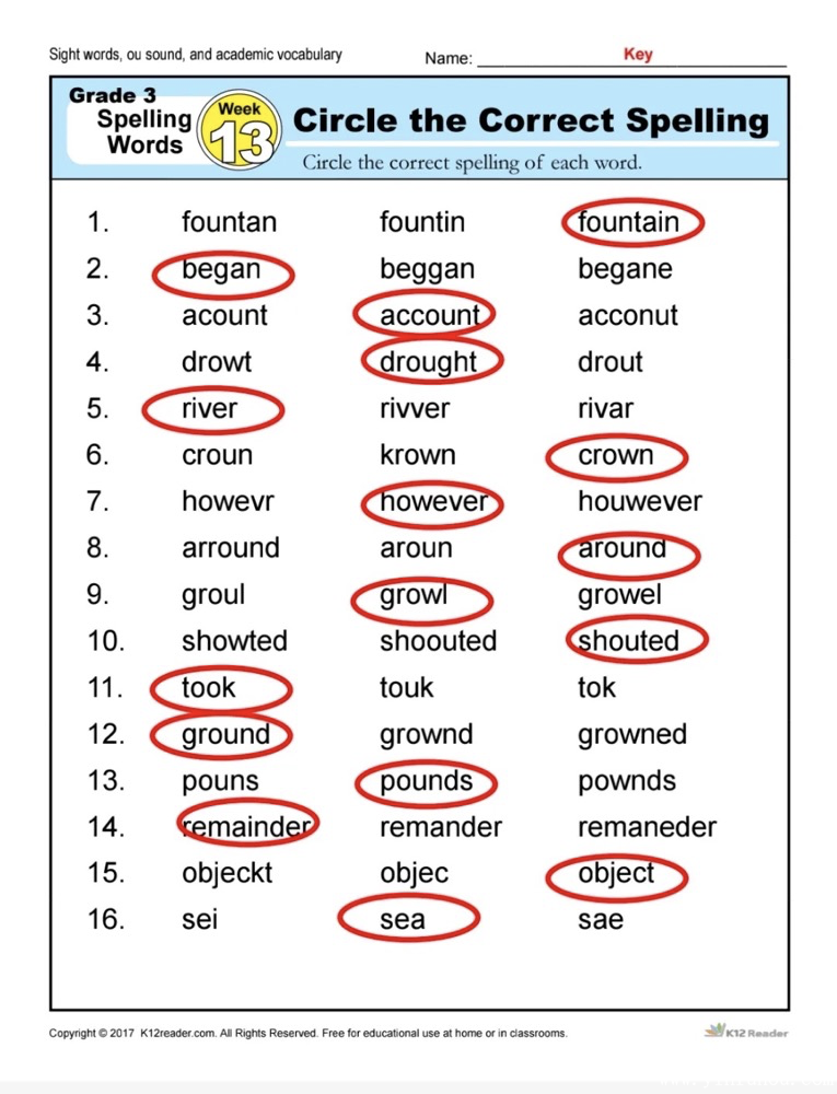 Spelling Words 3000词 电子版资源 百度网盘 可打印下载