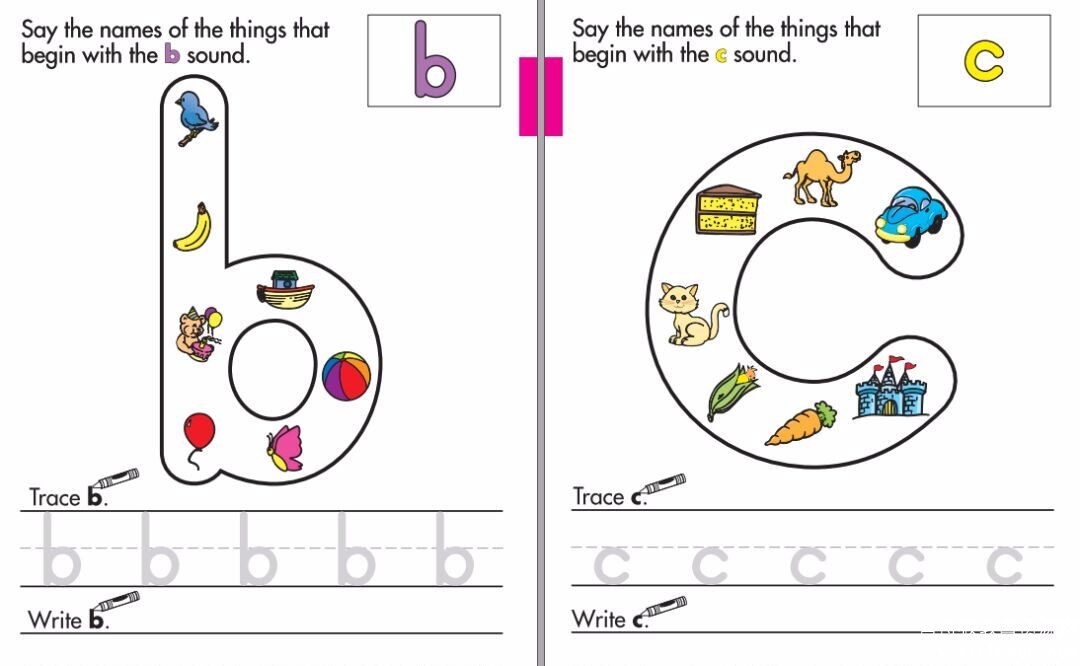 My Preschool learning book 幼儿学前字母练习册 电子版