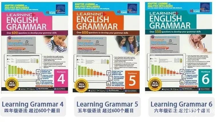 Learning English Grammar 新加坡教材小学语法练习册 电子版pdf