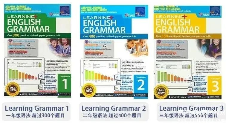 Learning English Grammar 新加坡教材小学语法练习册 电子版pdf