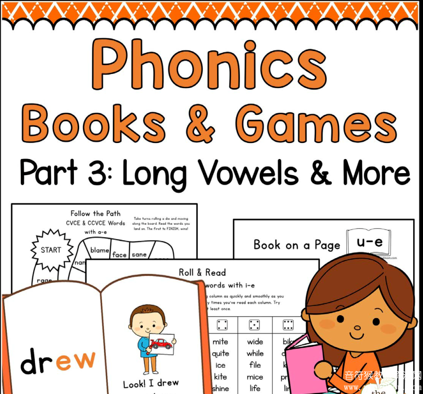 Phonics Books Games 自然拼读读本游戏练习册pdf电子版