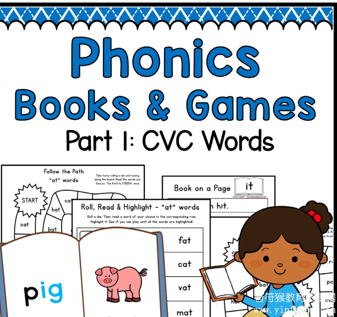 Phonics Books Games 自然拼读读本游戏练习册pdf电子版