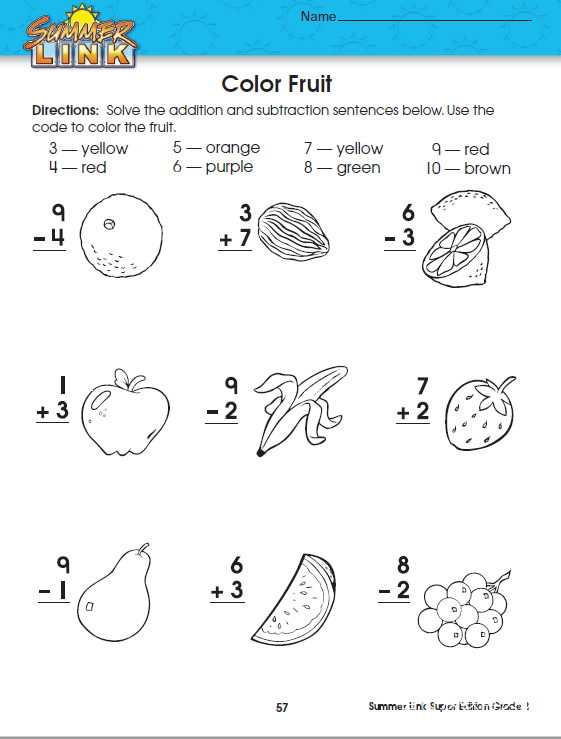 Math Plus Reading K-6 原版英语数学练习册 全彩画风可爱不枯燥