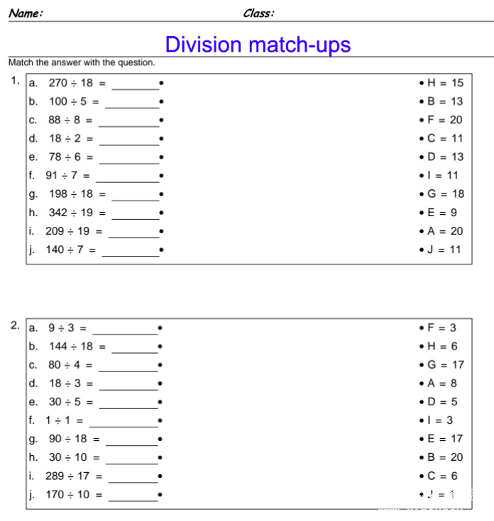 Math Puzzles For Kids 儿童趣味数学作业纸共7册 PDF格式