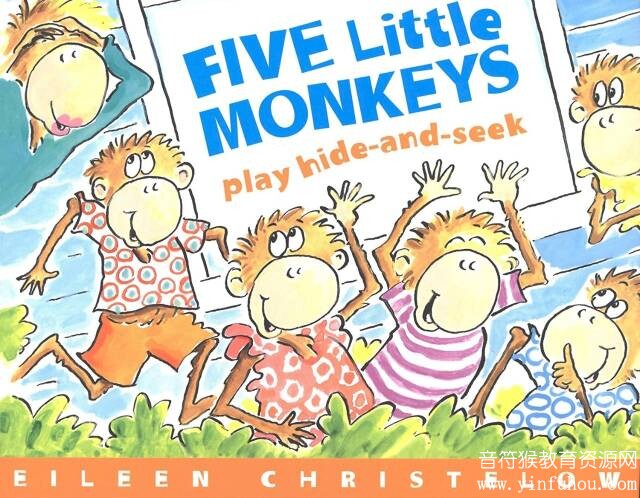 Five little monkey 英文绘本电子版+中英文音频