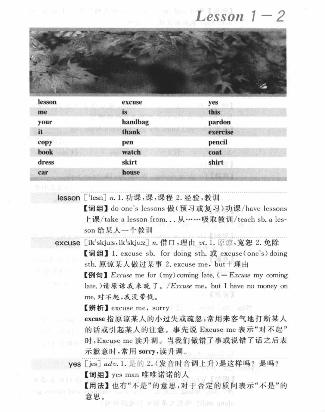 新概念英语真题词汇背多分电子版pdf 英语学习宝典