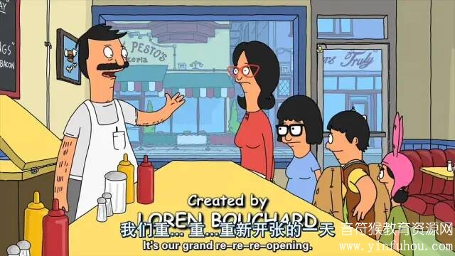 开心汉堡店Bob s Burgers儿童动画剧 1-10季中英文字幕