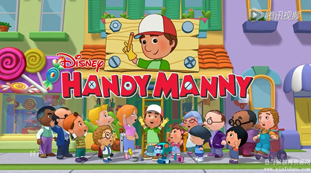 万能阿曼Handy Manny 中英文版 让孩子思维敏捷 提高动手能力