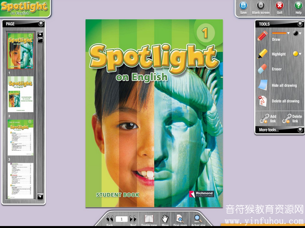 小学英语教材Spotlight On English，提升阅读/语言/知识三大能力