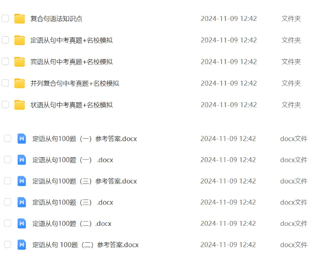 中考英语语法16大专项复习 配真题练 专攻薄弱项
