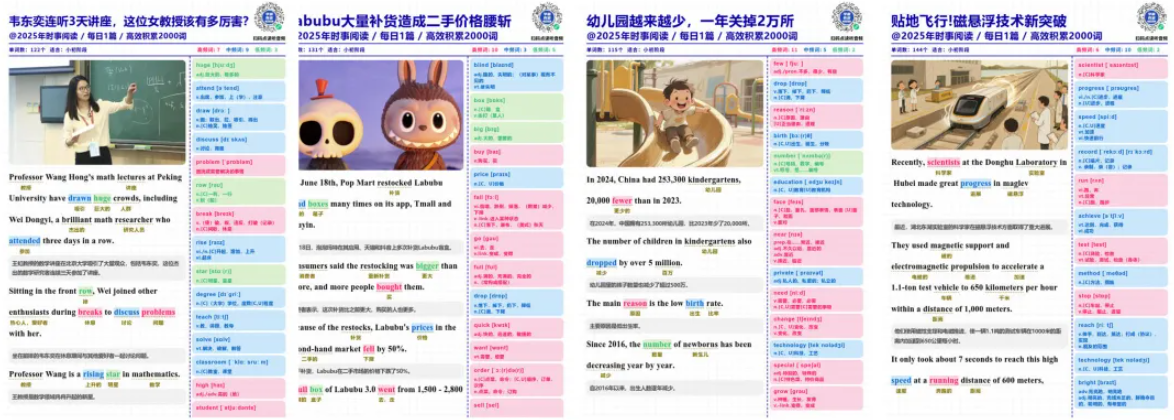 2025年时事短文精读素材 悄悄就把2000词拿下了 2025年时事短文精读素材 悄悄就把2000词拿下了