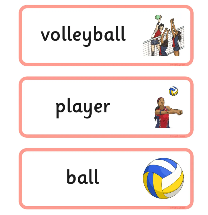 00张英语单词墙卡31大主题 适合用来装扮教室或书房