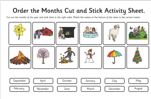 星期、月份主题英语学习素材 含课件、练习、卡片和歌曲