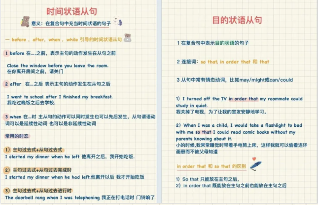 9大状语从句讲得透透的 记忆方法 轻松拿捏状语从句