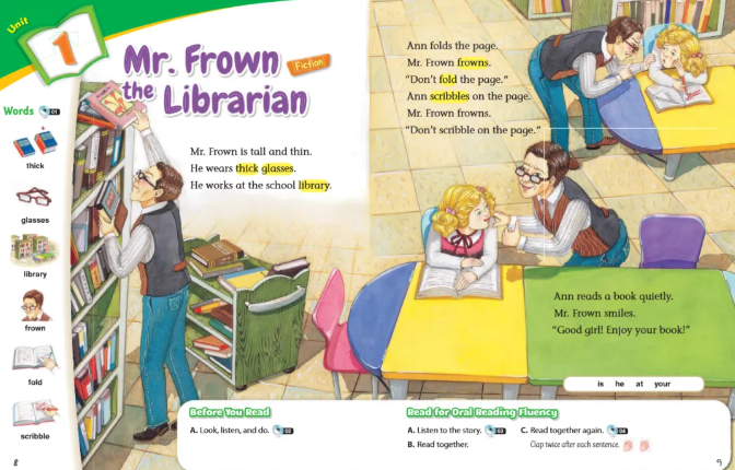 Read and retell 初学者设计 复述教材 提升口语和阅读能力