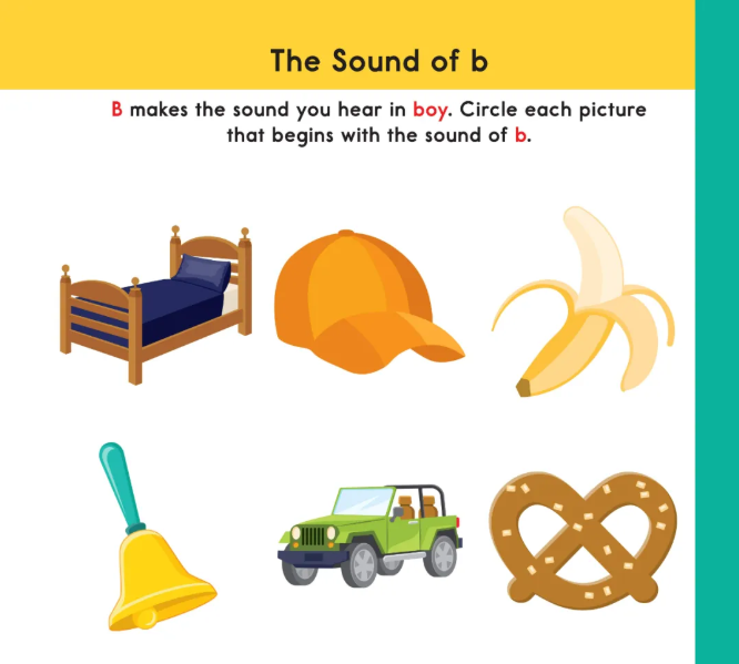 精美且有趣的自然拼读技巧练习 卡通风格超可爱