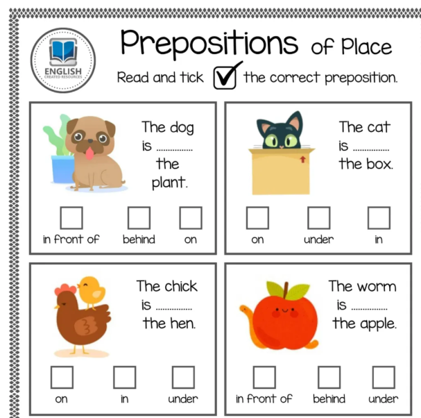 一波外网卡通语法练习纸 轻松方式学会5大基础语法